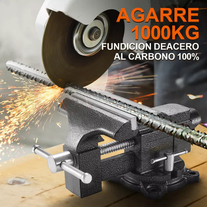 Tornillo De Banco 6 Pulgadas Ajuste Rapido Dewinner THQ60