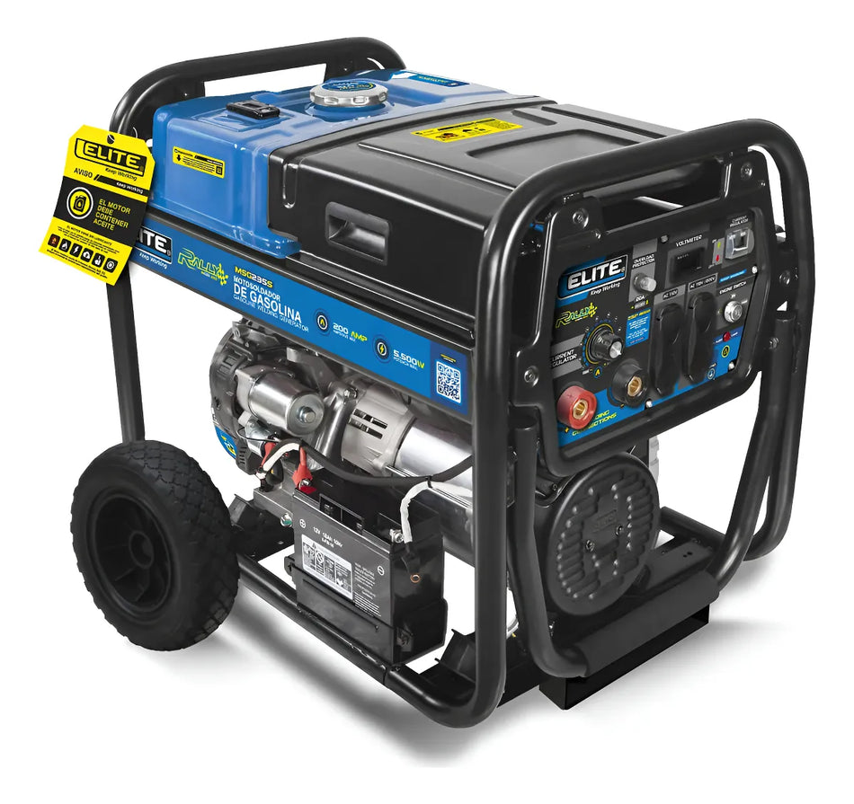 Motosoldadora Y Generador A Gasolina Elite 5,500w 14Hp 200amp 110/220v MSG235S