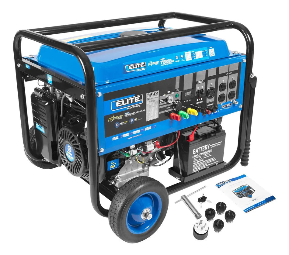 Generador a gasolina elite electrico 8,000w 16hp 110/220v 2G80