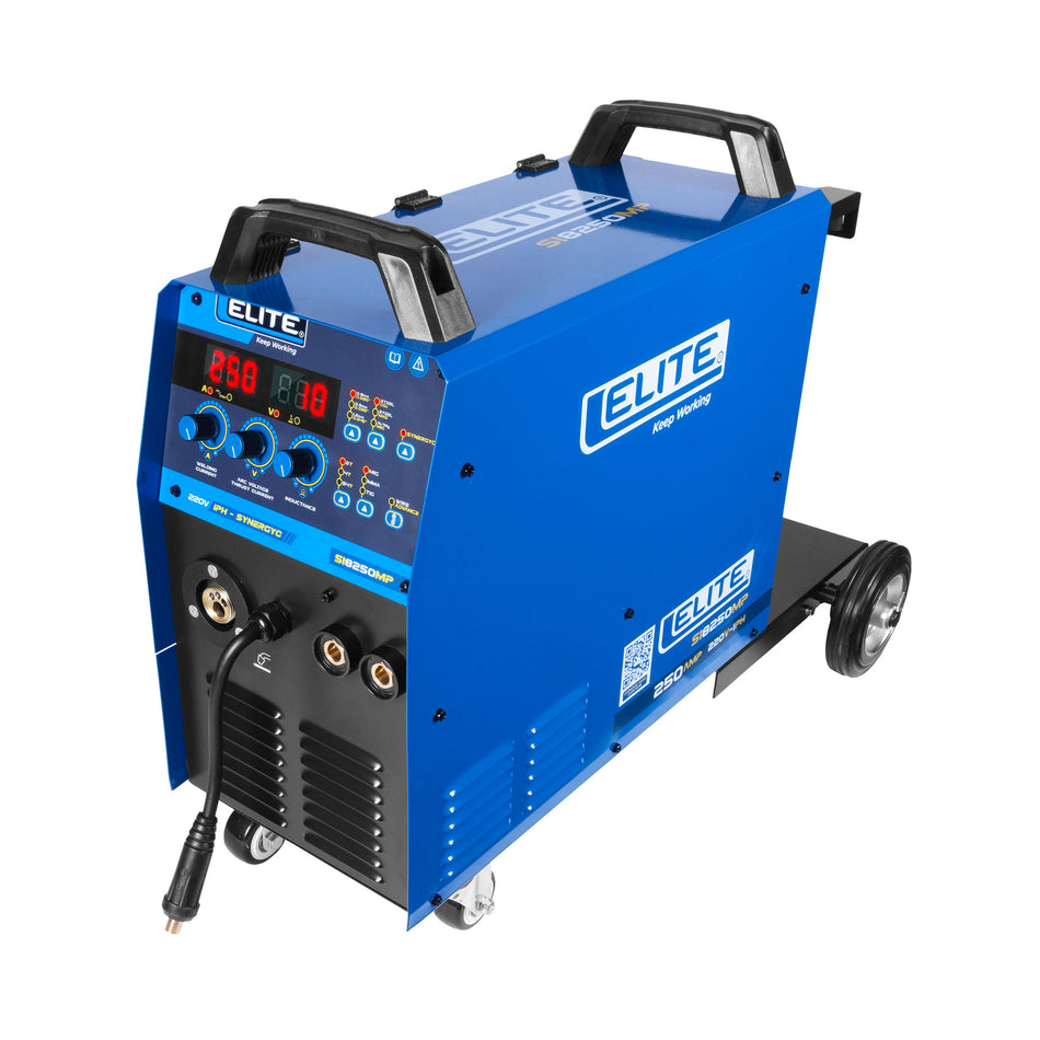 Soldadora Inversora MultiProcesos Mig Mma Tig 250amp 220V ELITE SI8250MP