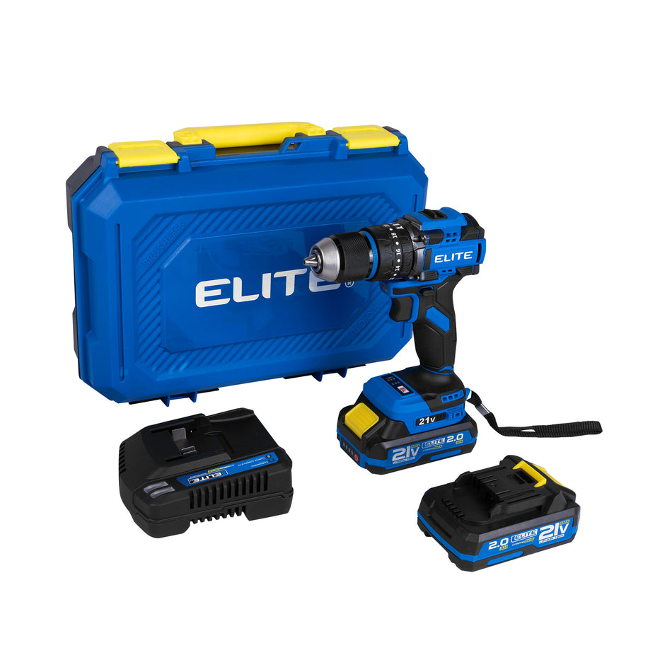 Taladro Rotomartillo Inalambrico 1/2" 21v 60Nm Brushless Elite XID2160K