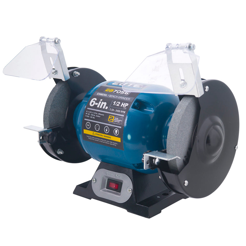 Esmeril De Banco De 6 Pulgadas 375W 1/2Hp 110v Elite EB7056