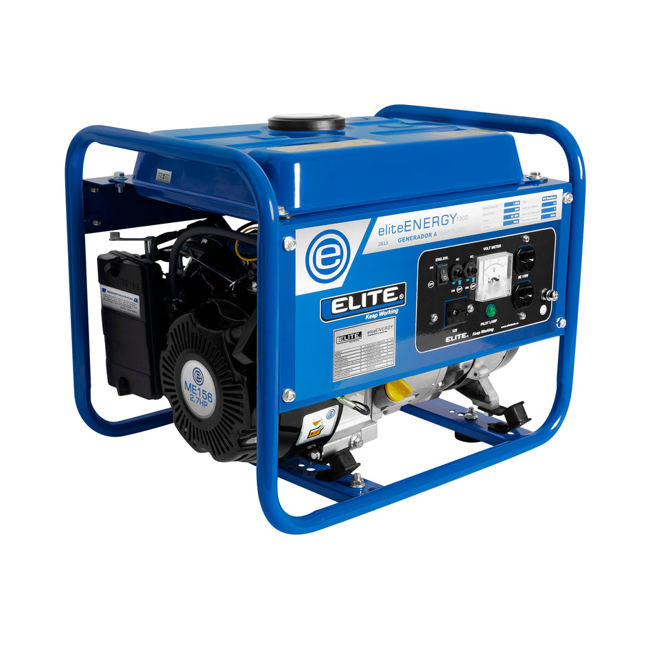 Generador a Gasolina Portatil 1,300W 2.7Hp Elite 2G13