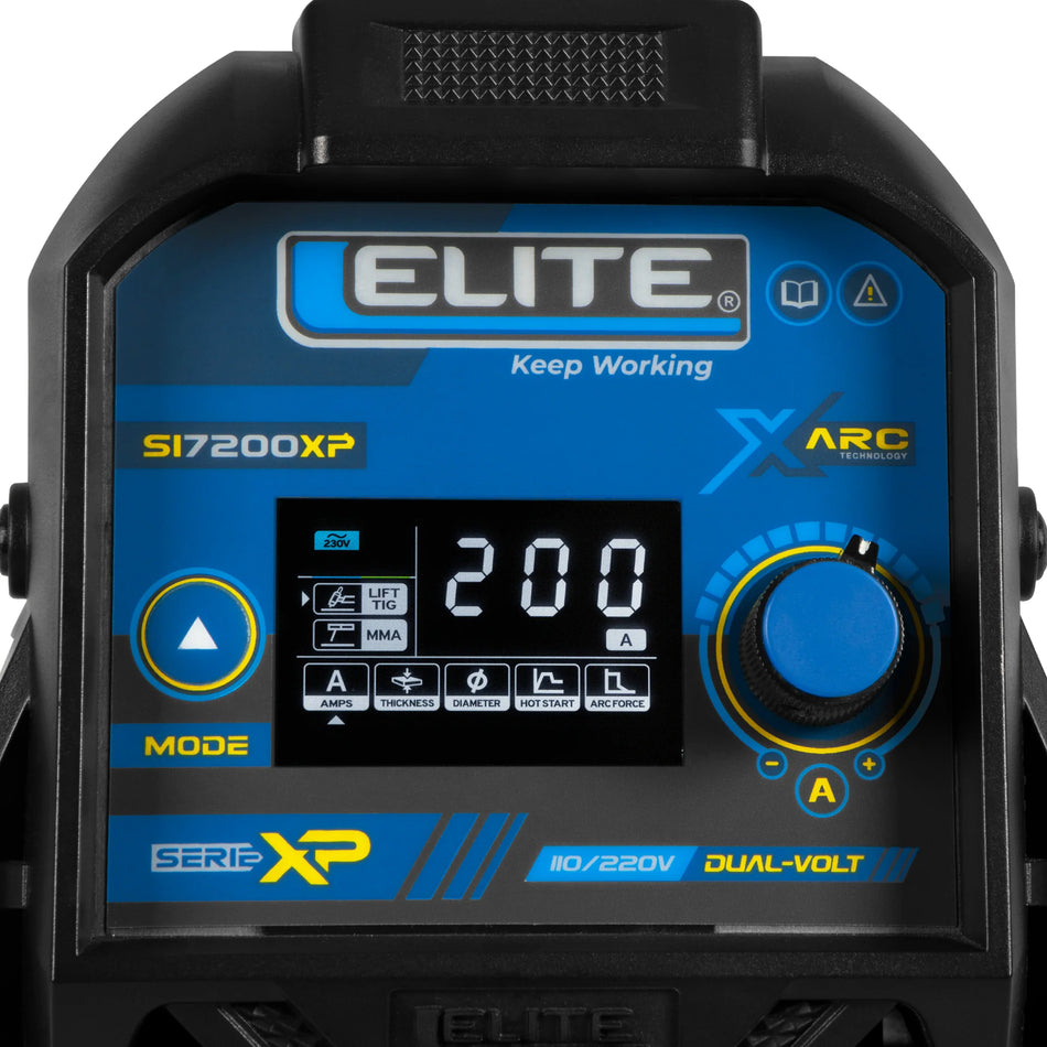Soldadora Inversora 200Amp 110/220V ELITE ARC 200XP SI7200XP