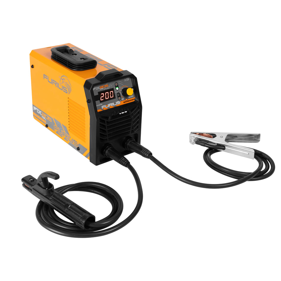 Soldadora Inversora Furius Force 205 Cellulosic 200Amp 110/220V FW205CEL