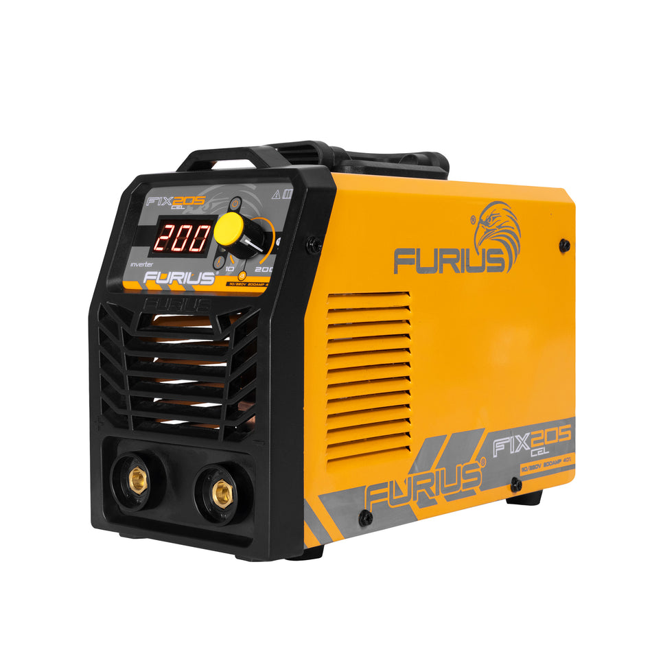 Soldadora Inversora Furius Force 205 Cellulosic 200Amp 110/220V FW205CEL