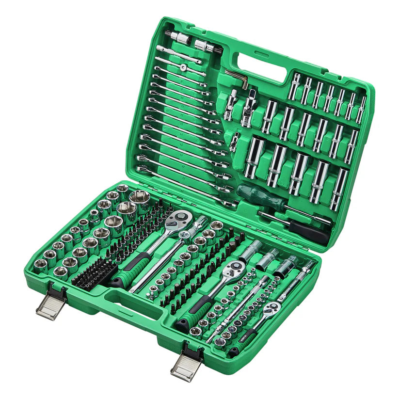 Juego de herramientas Autocle Mando 1/4"-3/8" 1/2" 216 piezas Dewinner DW-216JT