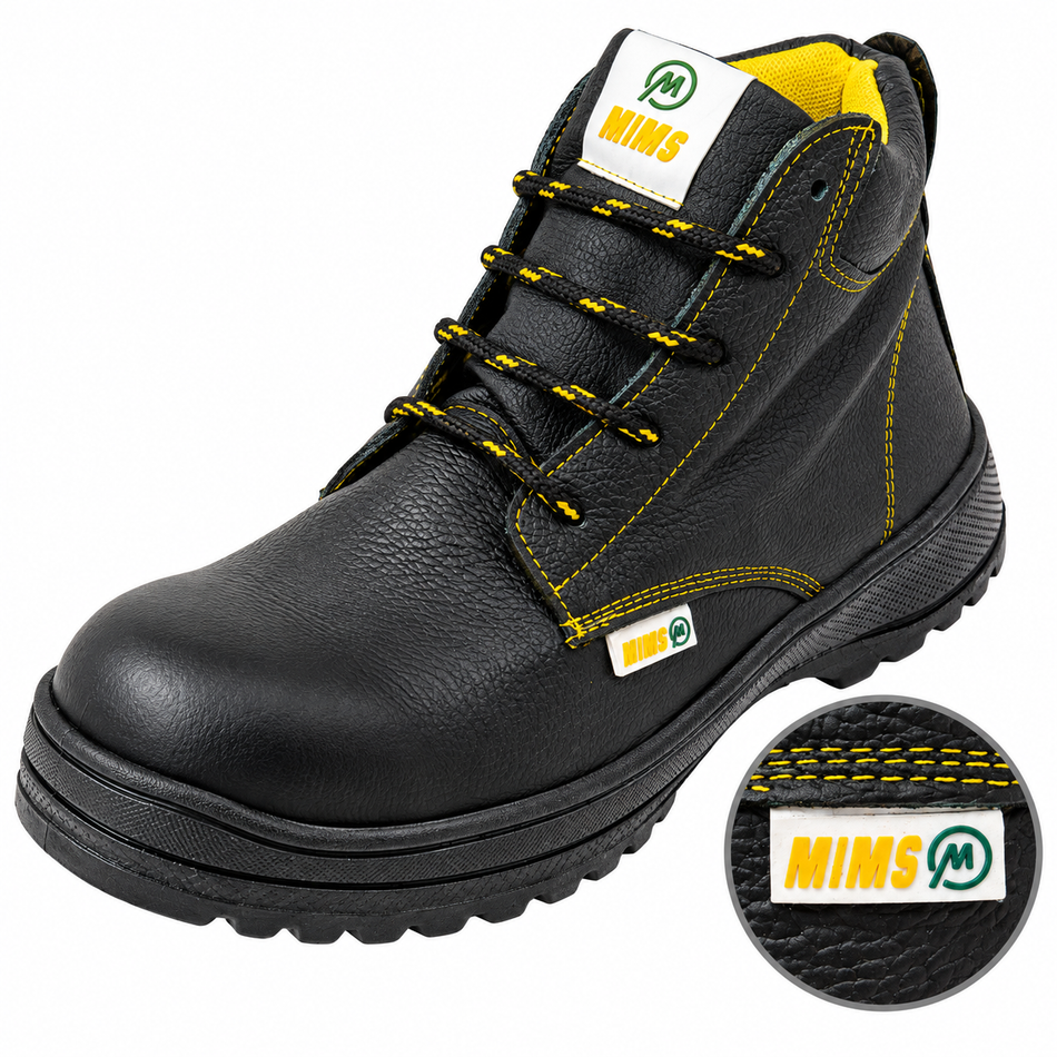 Botas De Seguridad Dieléctricas Con Casquillo Poliamida Talla 22 MX