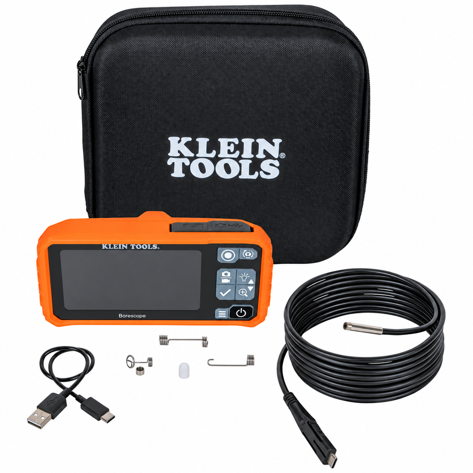 Boroscopio Klein Tools ET17 Endoscopio Uso General Lcd A Color 4.3"