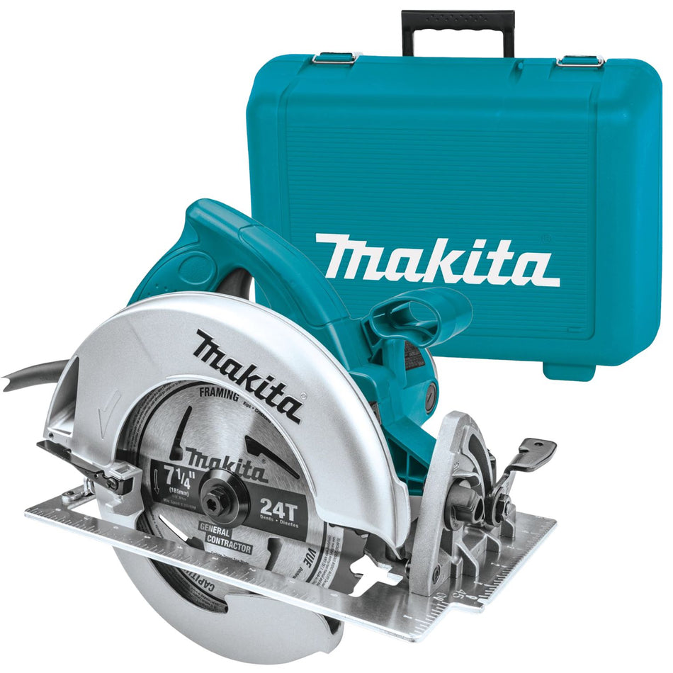 Sierra Circular Electrica 7-1/4 Pulg 1800W + Maletin Makita 5007NK