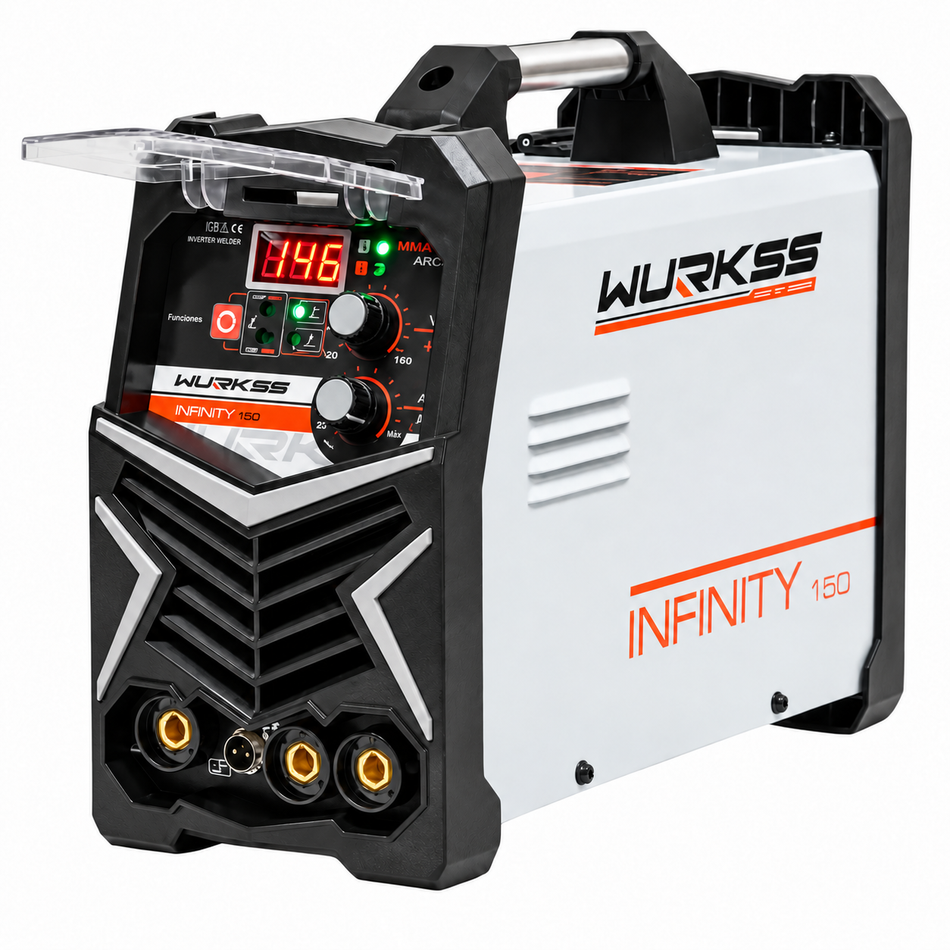 Soldadora Inversora Microalambre Electrodo 110v 140amp Wurksss Infinity 150