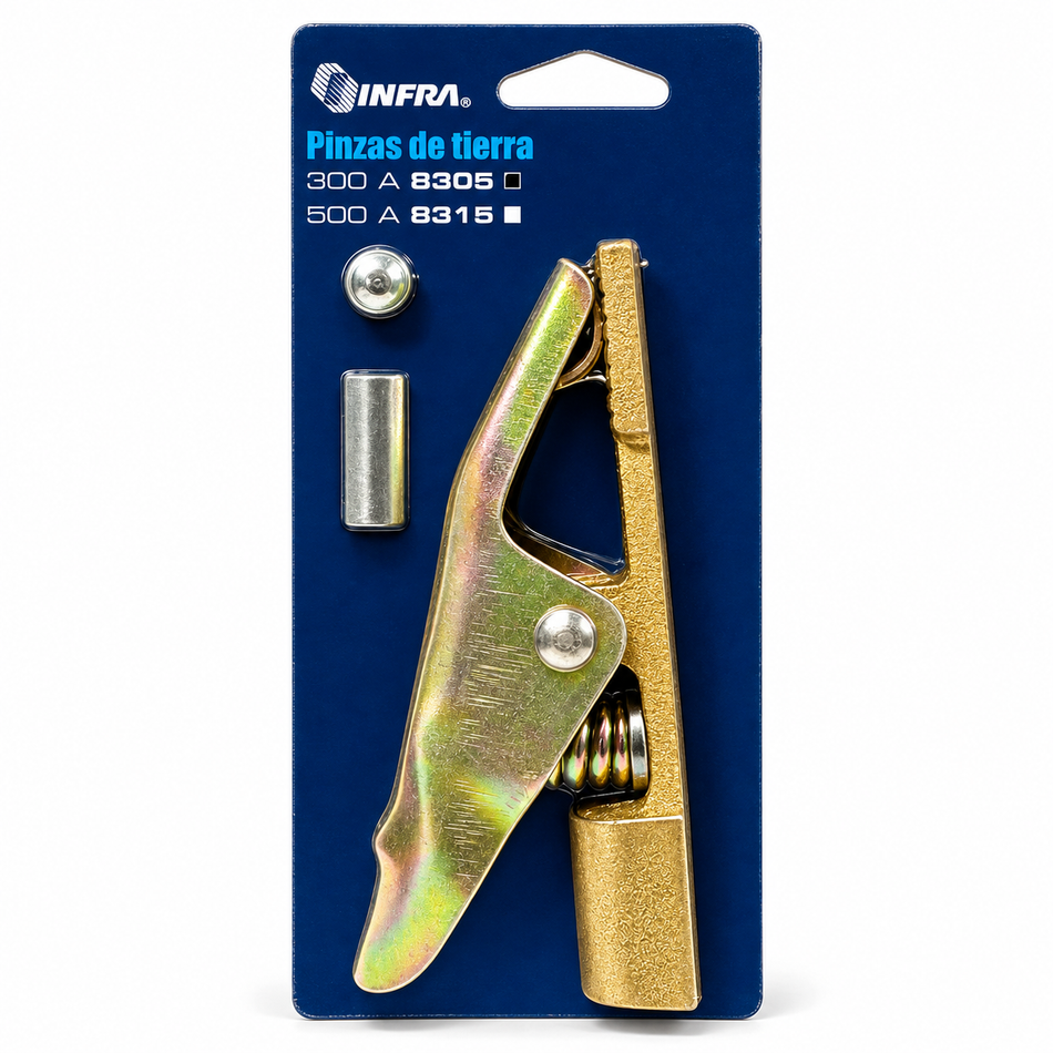 Pinza De Tierra Para Soldar De 300amp Laton Infra 5PT300 8305