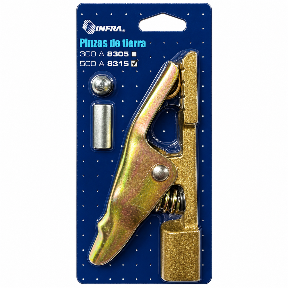 Pinza De Tierra Para Soldar De 500amp Laton Infra 5PT500 8315