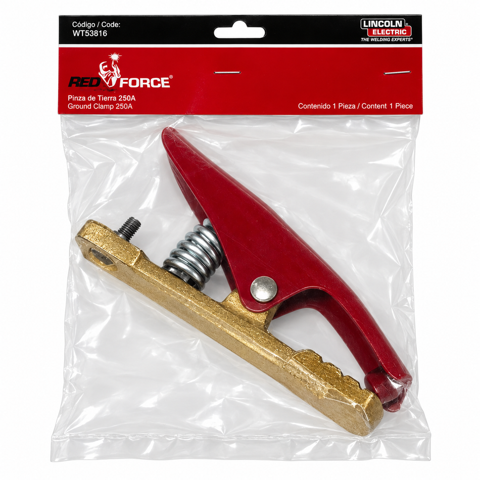 Pinza De Tierra Para Soldar De 250amp Laton Lincoln WT53816