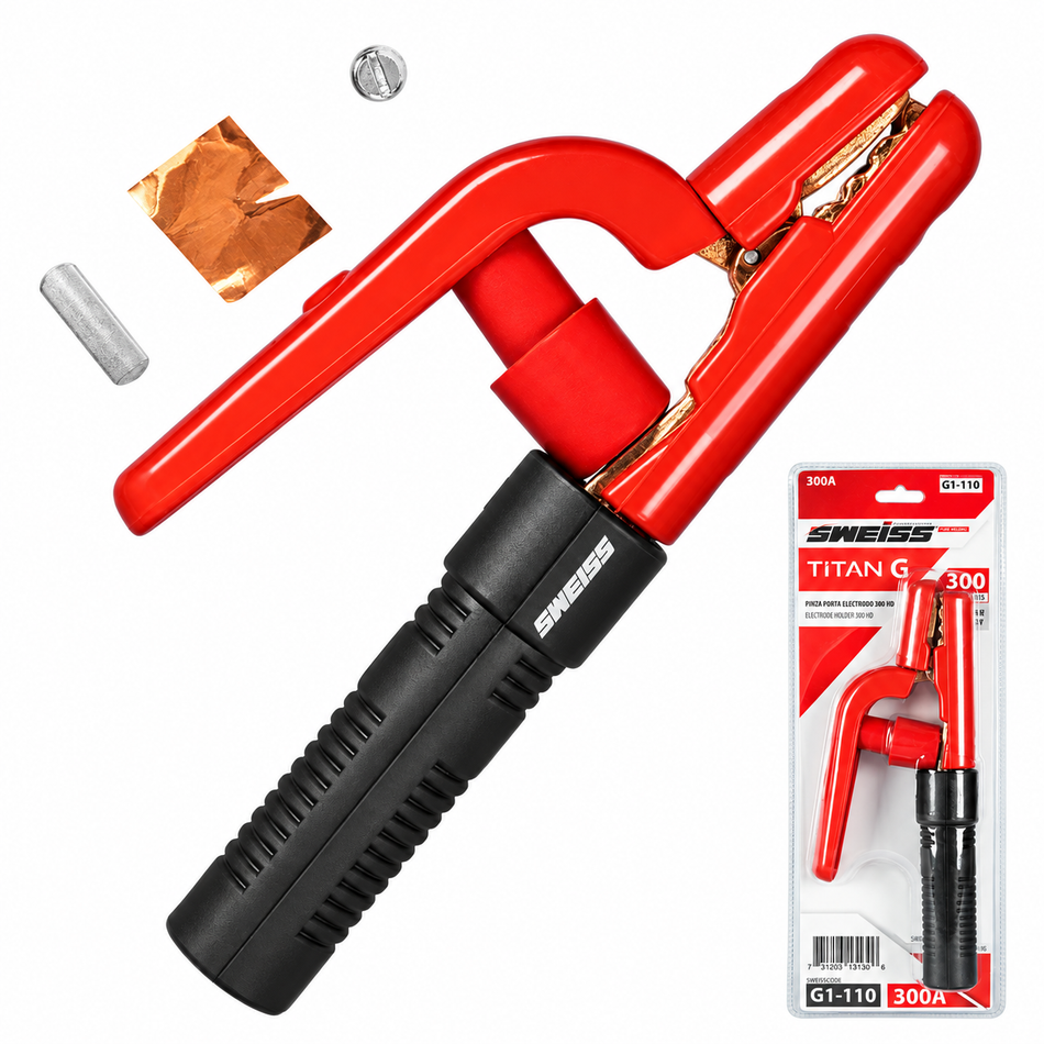 Pinza Porta Electrodo 300amp Sweiss G1-110