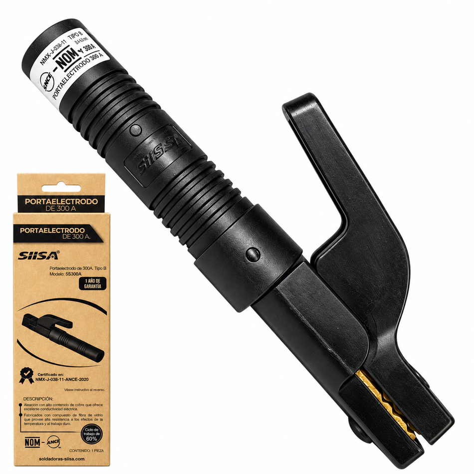Pinza Porta Electrodo 300amp Siisa Infra ES300A