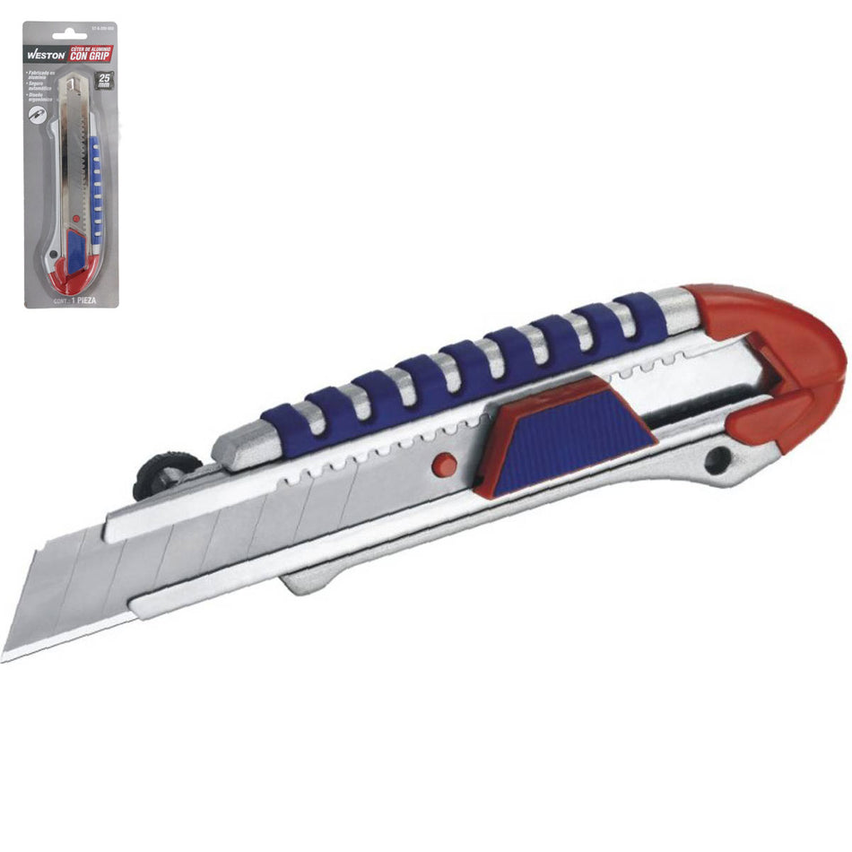 Cutter De Aluminio 25mm Grip Reforzado Weston ST-6-300-060