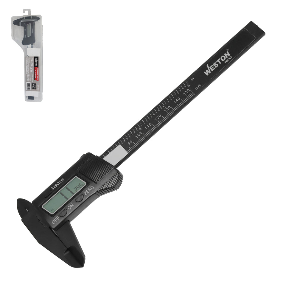 Calibrador Digital De Plástico 6" Weston STW-9550