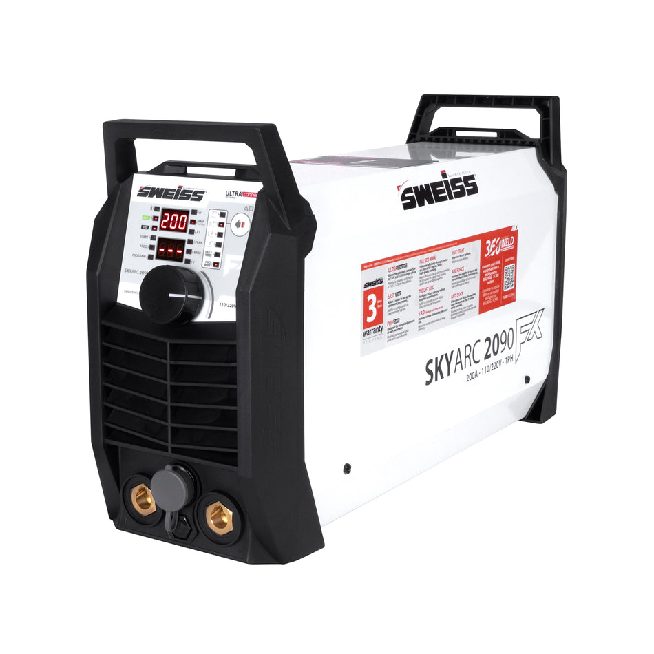 Soldadora Inversora Sweiss Skyarc 2090 Fx Heavy Duty 200amp 110/220v
