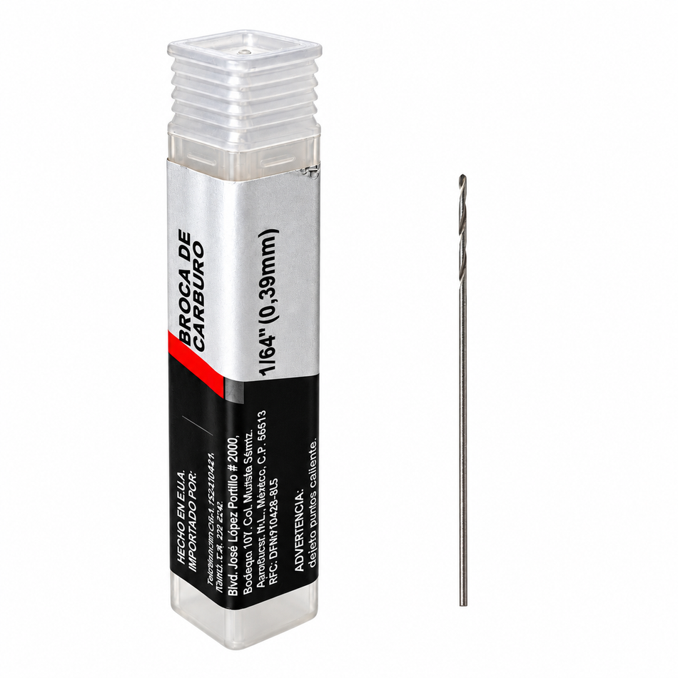 Broca De Carburo 1/64" Weston ST-1-1-160-005
