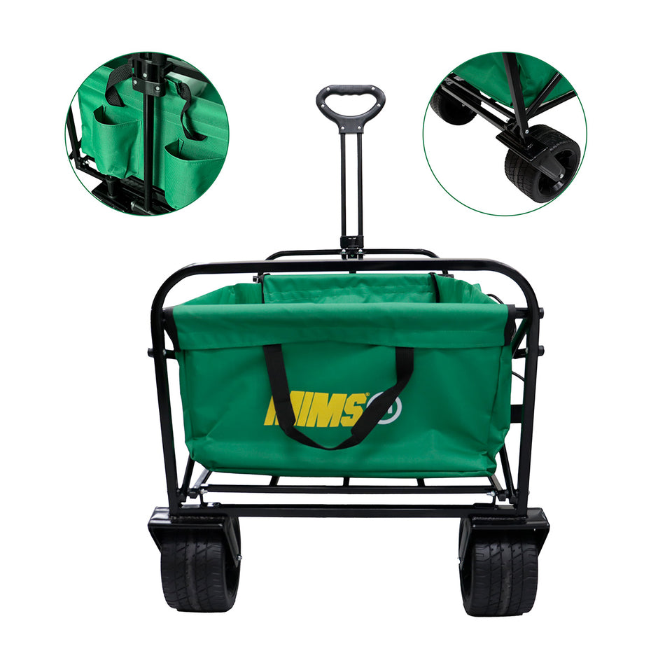 Carrito Vagón Plegable Portátil Multiusos Cámping 100Kg Mims W-50045