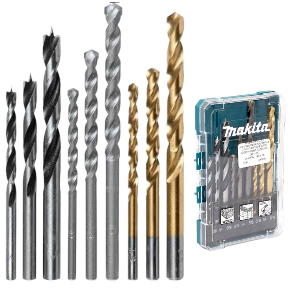 Taladro Rotomartillo 800W 5/8" A 1/2" + Juego de Brocas MAKITA HP1630