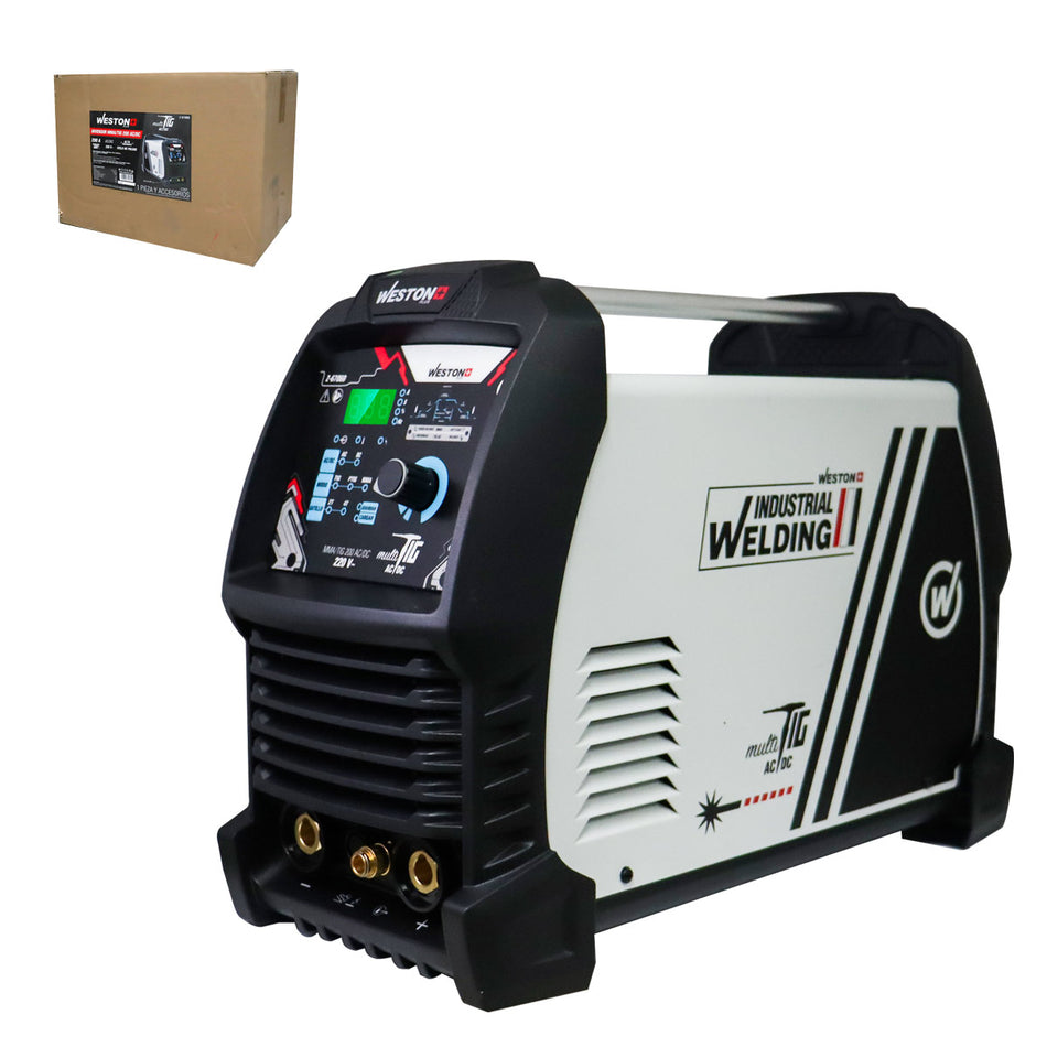Soldadora Inversora 200A 220V AC/DC Tig Aluminio Weston Z-67060