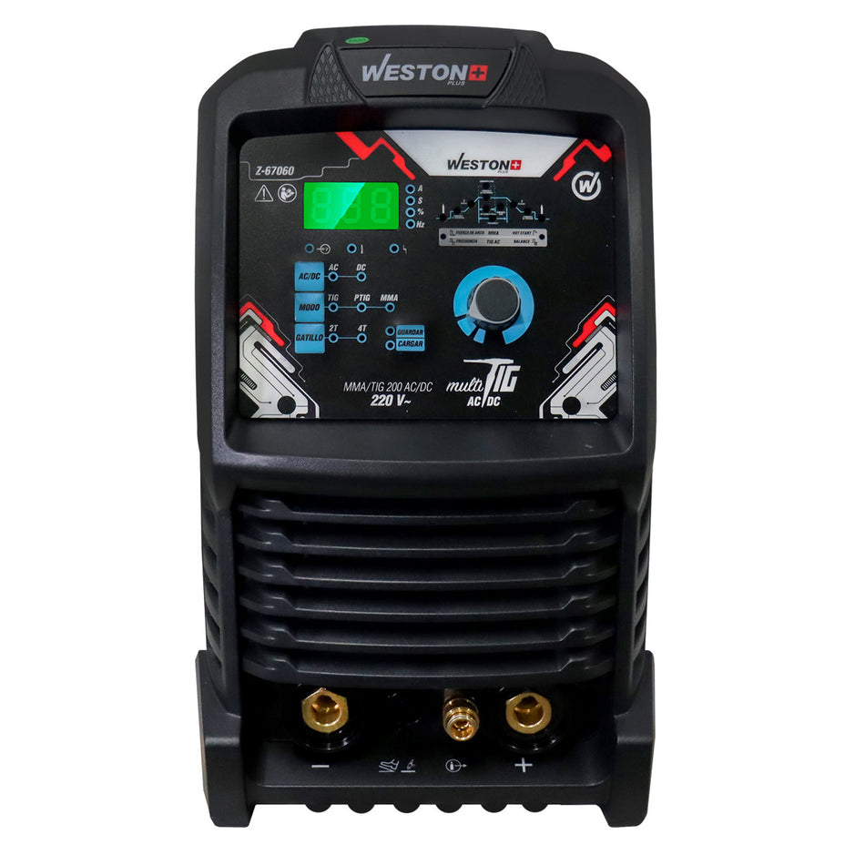 Soldadora Inversora 200A 220V AC/DC Tig Aluminio Weston Z-67060