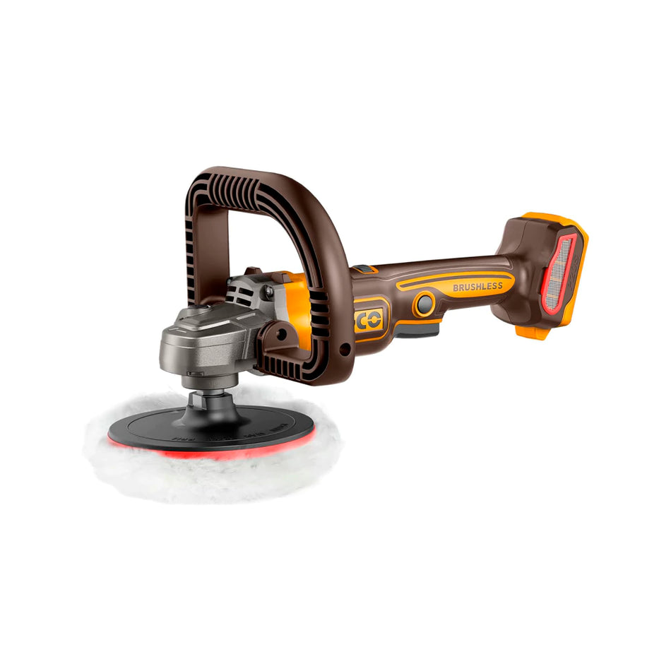 Pulidora Inalambrica 7 Pulg V.v Brushless Sin Bateria Sin Cargador Ingco APLI2018