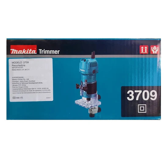 Router Rebajadora Para Madera 1/4" 530W MAKITA 3709